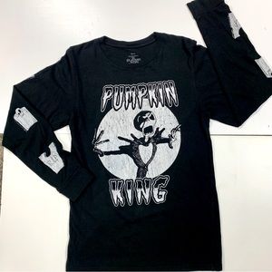 Nightmare Before Christmas Pumpkin King Jack Skellington Graphic Long Sleeve